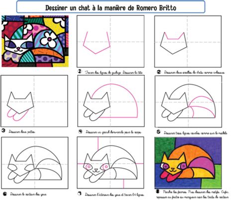 Romero britto inspired pumpkin | deep space sparkle. Draw a Romero Britto Cat | Arte para crianças, Desenho ...