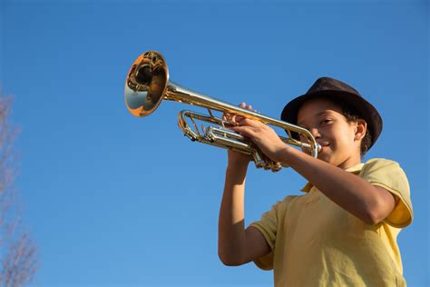 Playing Trumpet