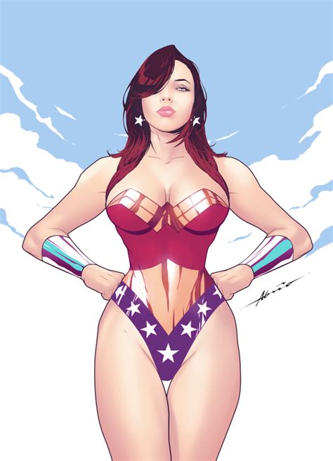 On Deviantart Wonder Woman Cartoons Sensuais