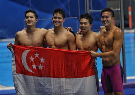 Asian Games Swimmers Claim First Medal For Team Singapore A Bronze In