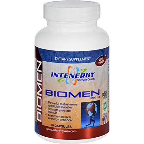 intenergy biomen with dhea 90 vegetarian capsules gluten free gtin ean upc