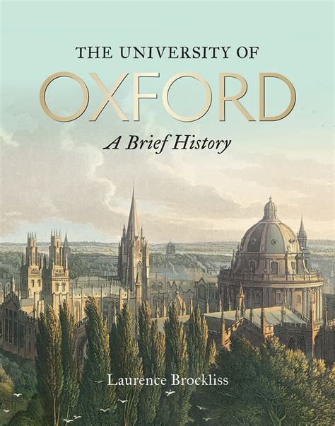 The University Of Oxford A Brief History Brockliss