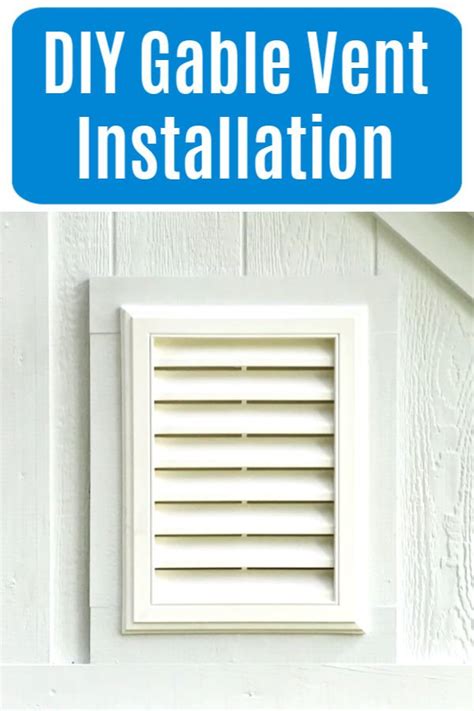 Install A Gable Vent In A Shed Quick And Easy Ventilation Abbotts At