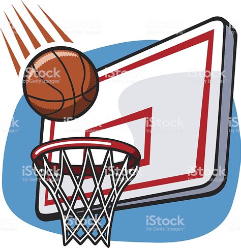 Cartoon Basketball Hoop Stock Illustration Download