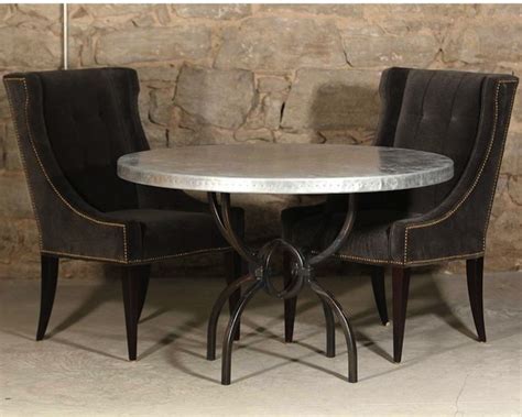 Round Wrought Iron Dining Tables Youll Love Artisan Crafted Iron