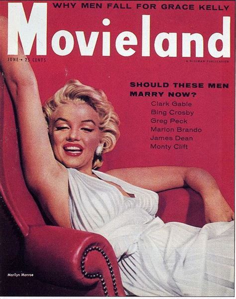 Marilyn Monroe Movieland Cover June 1955 Marlon Brando James Dean
