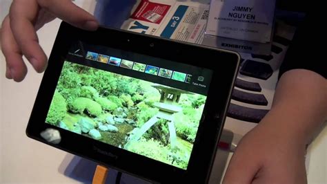 blackberry playbook tablet os user interface walkthrough youtube