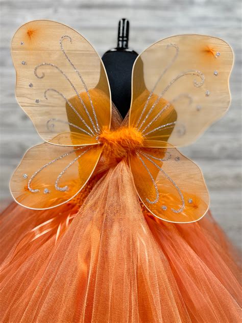 Orange Fairy Princess Costume Set Princess Tutu Dress Up Etsy Uk