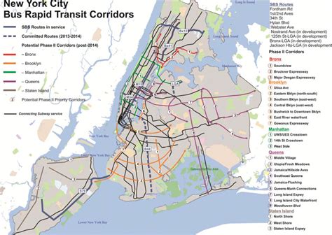 Mta Unveils Second Phase Select Bus Service Routes Observer