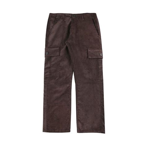 Authenticaltier Dark Brown Cargo Pants Wqtn Shopee Thailand