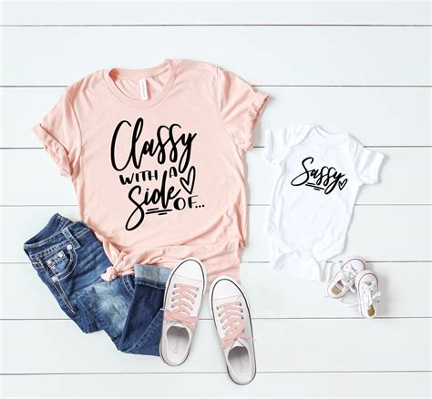 classy with a side of sassy sassy shirts funny mom and etsy