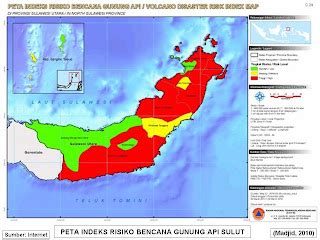 Peta Digital Peta Indeks Risiko Bencana Gunung Api Di Provinsi