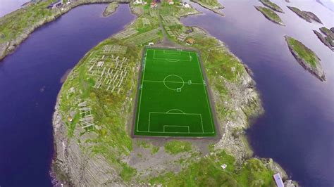 Norway Lofoten Henningsvaer Soccer Field Youtube