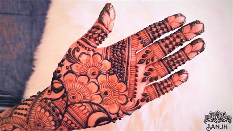 Astouding Bridal Arabic Mehndi Designs For Forehand And Fingers