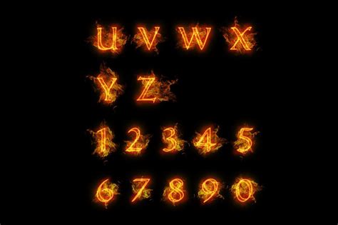 Fire Font Hot Font Flame Font Fire Font Font Graphic Dance Studio Decor