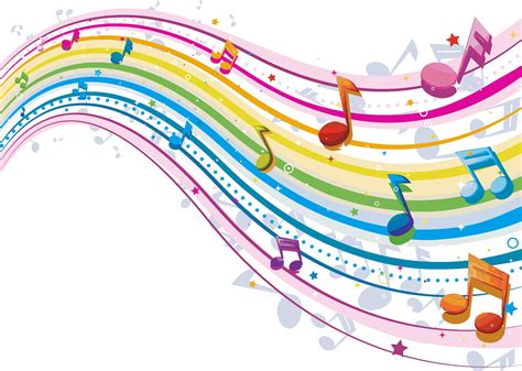 43 Colorful Music Notes Wallpaper Wallpapersafari