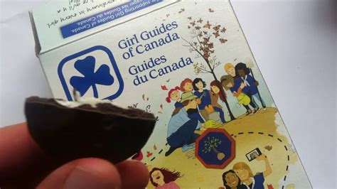 Girl Guides chocolatey mint cookies review - YouTube