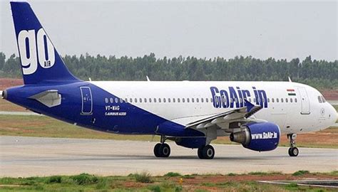 goair flight with 185 passengers onboard suffers mid air engine snag forced to turn back to