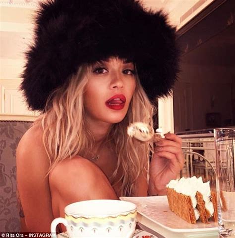 Rita Ora Strips Naked For Afternoon Tea On Instagram Express Digest