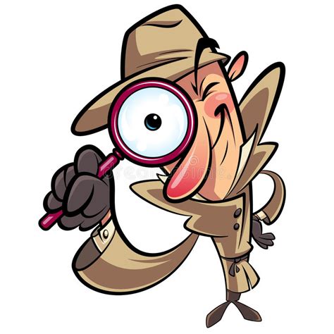 Detective Search Stock Vector Illustration Of Humor
