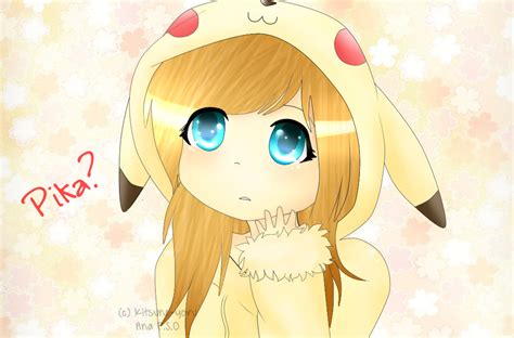 New 2015 Pikachu Girl Draw This Again By Kitsune Yoru On Deviantart