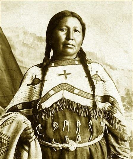 A Portrait Of A Lakota Woman Identified As Mrs Bluebird Photo Taken