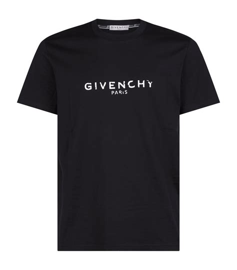 Givenchy Cotton Vintage Logo T Shirt In Black For Men Lyst