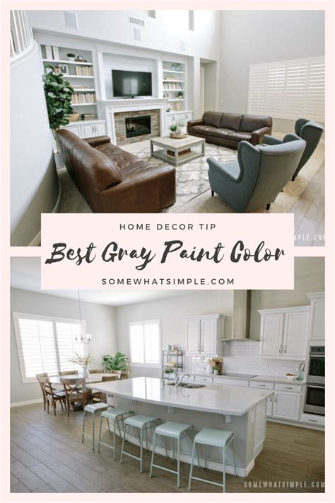 This means that it is considered a light color. Best Gray Paint Color - True Gray With No Purple, No Green ...