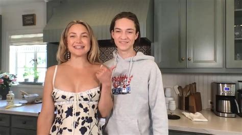 Kate Hudson Gives Tour Of Her Home Kitchen Her Year Old Son Ryder Makes A Cameo Youtube
