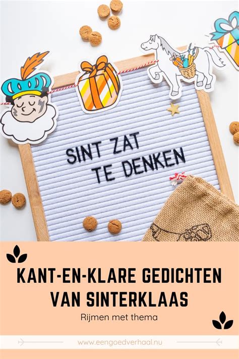 Handige Kant En Klare Sinterklaas Gedichten Rijm Met Bekende Thema S
