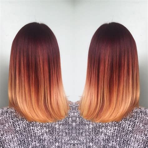 18 striking red ombre hair ideas pop haircuts