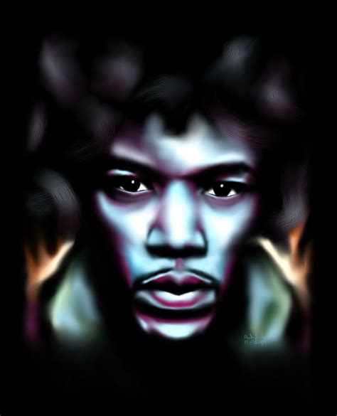 Items Similar To Jimi Hendrix Painting Print 8x10 On Etsy Art Different Kinds Of Art Painting