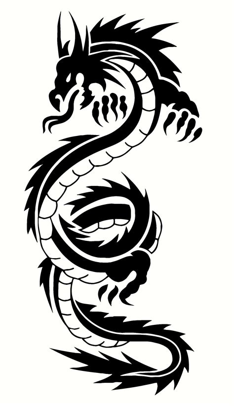 Free Chinese Dragon Clipart Black And White Download Free Clip Art