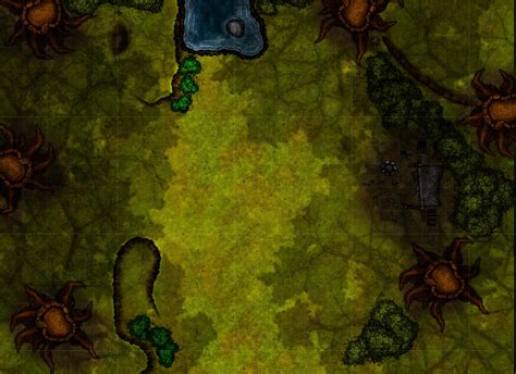 OC Forest Clearing Map I Made Using Dungeon Painter Studio R DnD