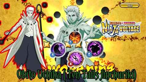 Obito Uchiha Ten Tails Jinchuriki Ability Showcase Power Full