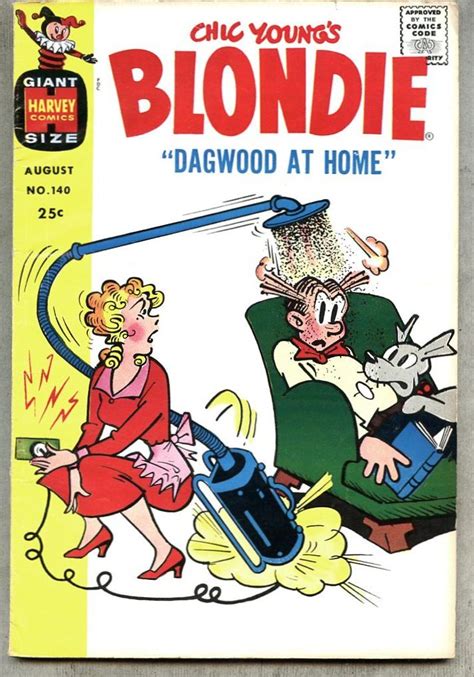 Blondie Comics 140 1960 Fn Chic Young Dagwood Giant Size Blondie Comic Comics Blondie