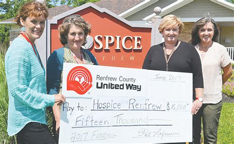 Hospice Renfrew Welcomes New Counsellor Thanks To United Way Hospice