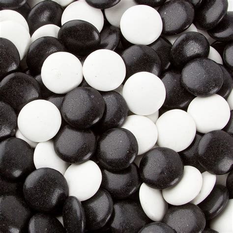 Black And White Mint Chocolate Lentils Chocolate Candy Buttons