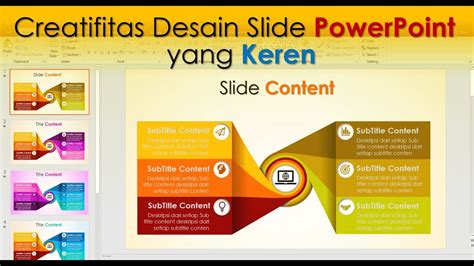 Cara Membuat Slide Content Powerpoint Yang Kreatif Youtube