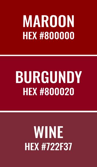 Maroon Vs Burgundy All The Differences Explained