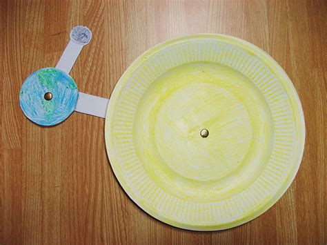 Preschool Crafts For Kids Sun Earth Moon Model Craft