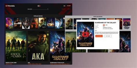 github sandra selezen filmoteka responsive website with popular movies displayed on the main