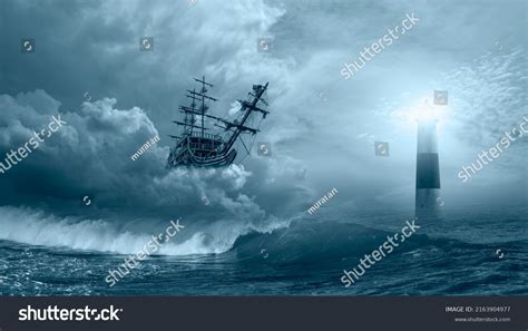 3180 Lighthouse Storm Sea Dusk Images Stock Photos And Vectors