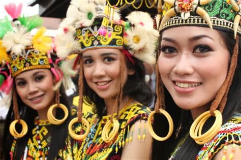 Dayak People Kalimantan Indonesias Beauty