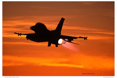F16dsunsetburn01jmd Aviation Stock Photography