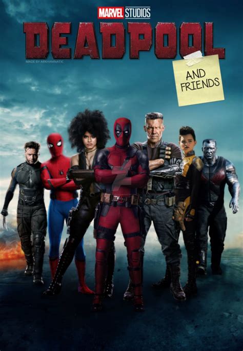 Marvels Deadpool And Friends Movie Poster By Arkhamnatic On