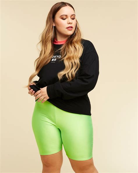 This Neon Green Biker Shorts Will Grabs Everyones Attention While Staying Comfy Yet Sassy