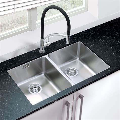Orbit 02 Double Bowl Undermount Kitchen Sink Sinks