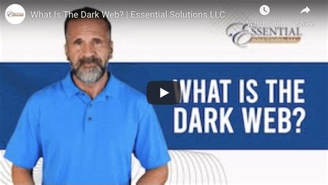 Training Video What Is The Dark Web Watch Online Now