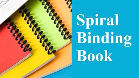 How To Do Spiral Binding Book Youtube